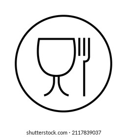 food grade sign icon vector