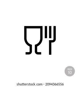 Food grade simple flat icon vector illustration