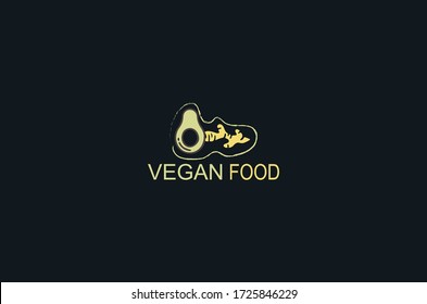 Food and grocery logo design vector template for business