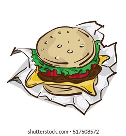food hamburger