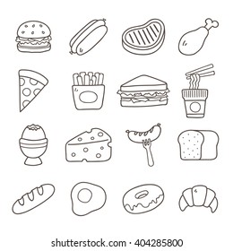 Food  Hand Drawn Doodle Icon 