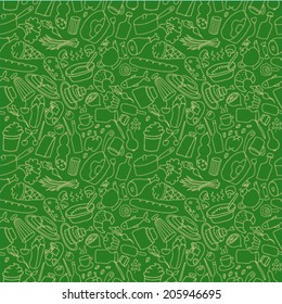 Food Hand Drawn Seamless