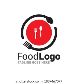 Food healthy logo icon vector template.