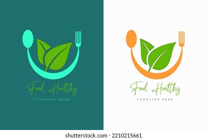 food healthy logo icon vector vector template elements