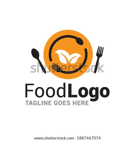 Food healthy logo icon vector template.