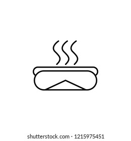 food, hot dog icon. Element of food icon. Thin line icon for website design and development, app development. Premium icon