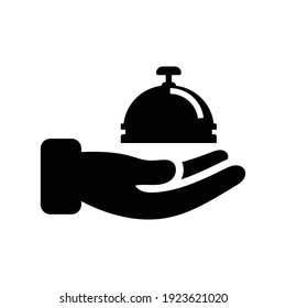 Food Hotel Service Icon.ring,bell (vector Illustration)