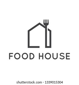 Food house logo design