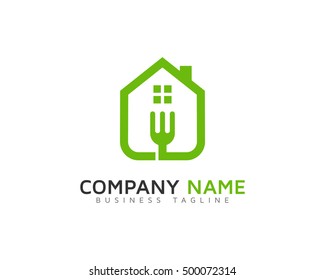 Food House Logo Template