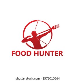 Food Hunter Logo Template Design