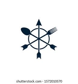Food Hunter Logo Template Design