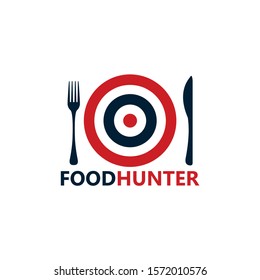 Food Hunter Logo Template Design