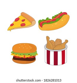 Food Icon 2 - Icons of food in various styles for website, user interface, and graphic design projects