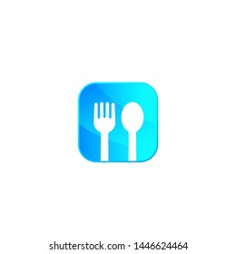 Food icon for apps and web