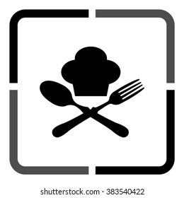 food icon  - black vector icon