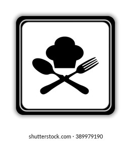 food icon  - black vector icon