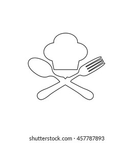 food icon  - black vector icon