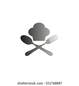 food icon - black  vector icon