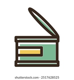 food icon with a clean and modern design, placed on a white background. This icon is designed with clear details and contrasting colors, ensuring optimal readability and visibility.