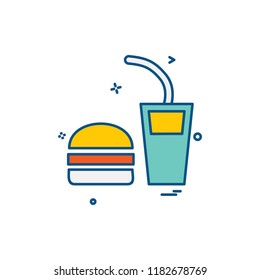 Food icon design vector