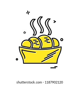 Food icon design vector