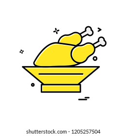 Food icon design vector