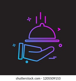 Food icon design vector