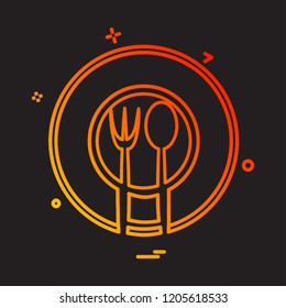 Food icon design vector