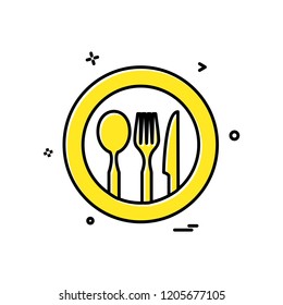 Food icon design vector