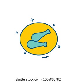 Food icon design vector