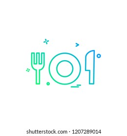 Food icon design vector