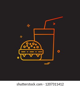 Food icon design vector