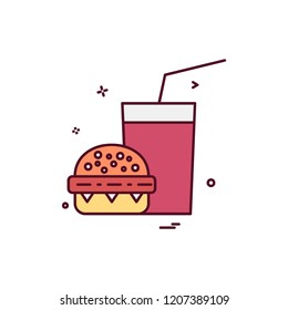Food icon design vector