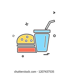 Food icon design vector