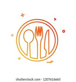 Food icon design vector