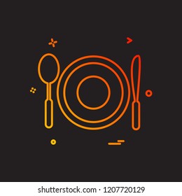 Food icon design vector