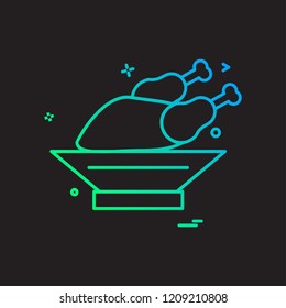 Food icon design vector