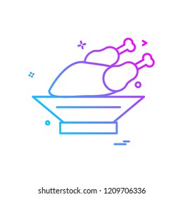 Food icon design vector