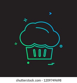 Food icon design vector