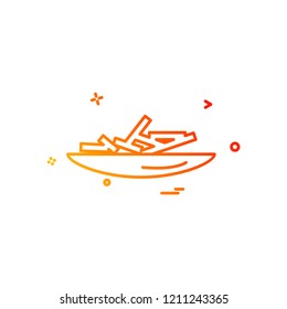 Food icon design vector