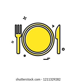 Food icon design vector