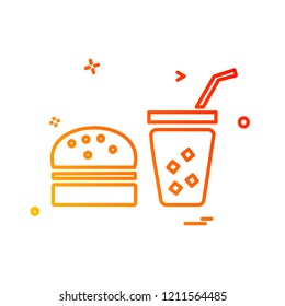 Food icon design vector
