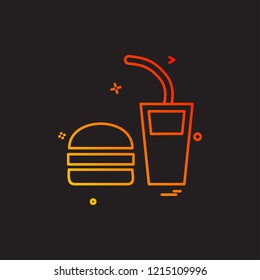 Food icon design vector