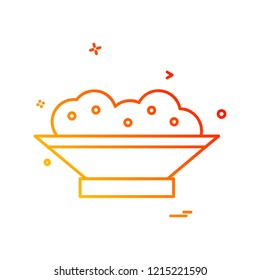 Food icon design vector