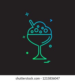 Food icon design vector