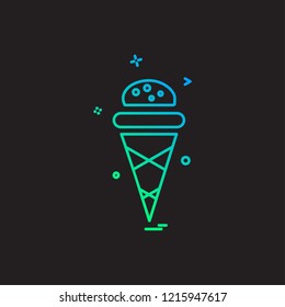 Food icon design vector