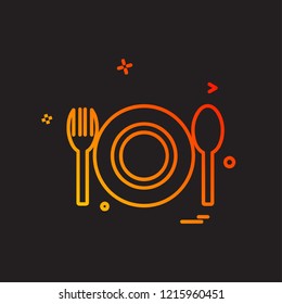 Food icon design vector