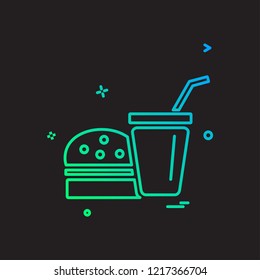 Food icon design vector