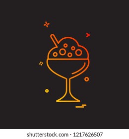 Food icon design vector