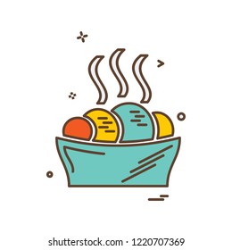 Food icon design vector